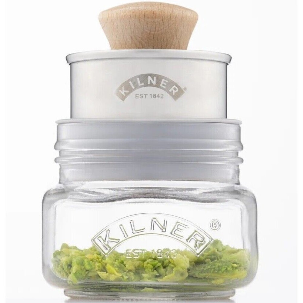 Kilner Glass Mash & Store Set for home made Baby Food, Guacamole and more New